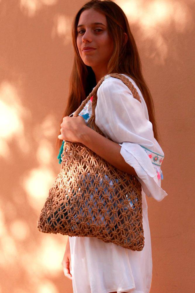 ISABELLA | SUNDAY TOTE ALMOND | Bohemian Love Runway