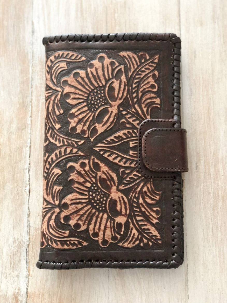 HOUSE OF SKYE | SUNFLOWER LEATHER WALLET | Bohemian Love Runway