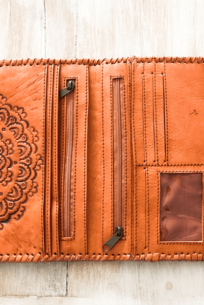 HOUSE OF SKYE | MANDALA LEATHER WALLET | Bohemian Love Runway