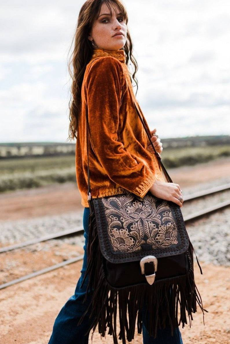 HOUSE OF SKYE | SUNFLOWER FRINGE BAG | Bohemian Love Runway