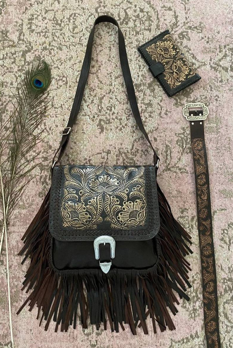 HOUSE OF SKYE | SUNFLOWER FRINGE BAG | Bohemian Love Runway