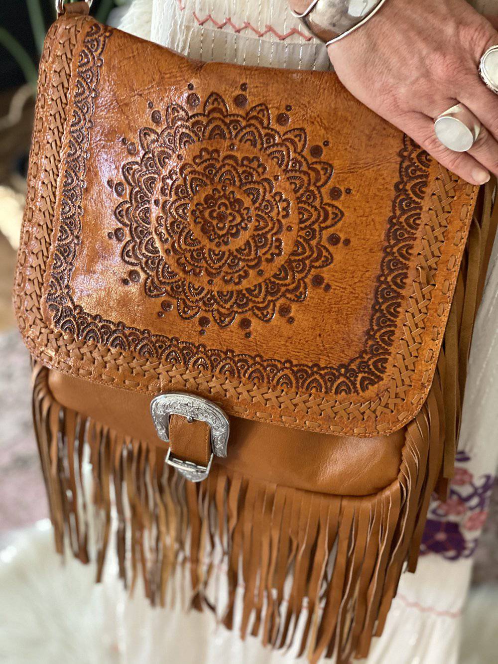 HOUSE OF SKYE | MANDALA FRINGE BAG | Bohemian Love Runway