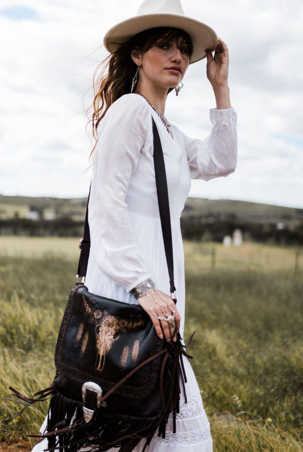 HOUSE OF SKYE | GYPSY TORO FRINGE BAG | Bohemian Love Runway