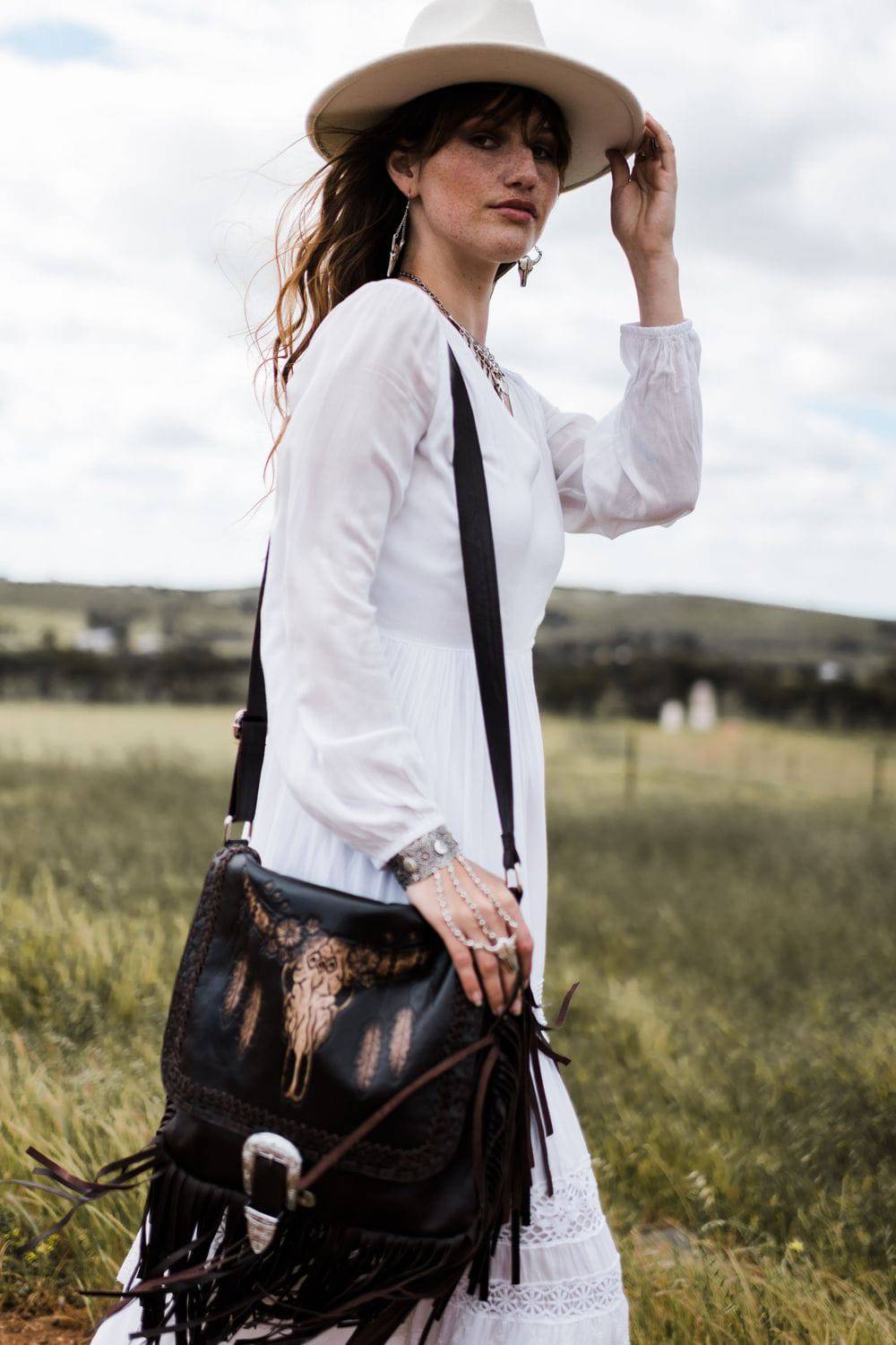HOUSE OF SKYE | GYPSY TORO FRINGE BAG | Bohemian Love Runway