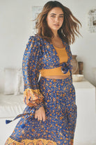 JAASE | MIDNIGHT BLUE TULIP BOLERO | Bohemian Love Runway