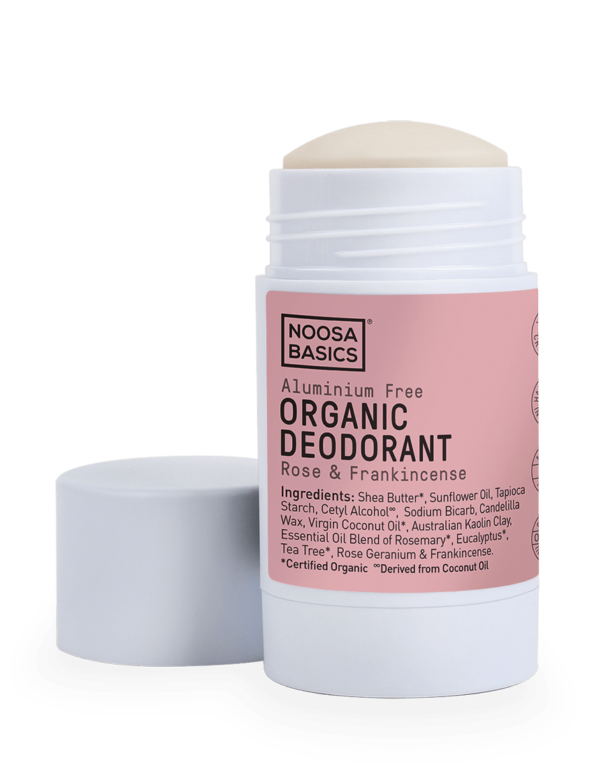 NOOSA BASICS | ORGANIC DEODORANT STICK ROSE + FRANKINCENSE | Bohemian Love Runway