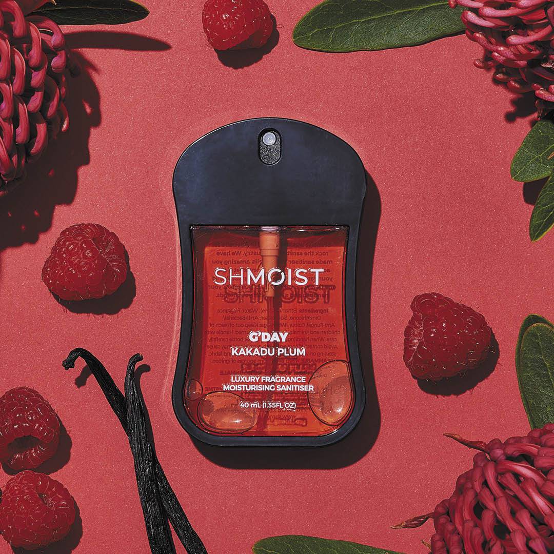 SHMOIST | G'DAY KAKADU PLUM HAND SANITIZER | Bohemian Love Runway