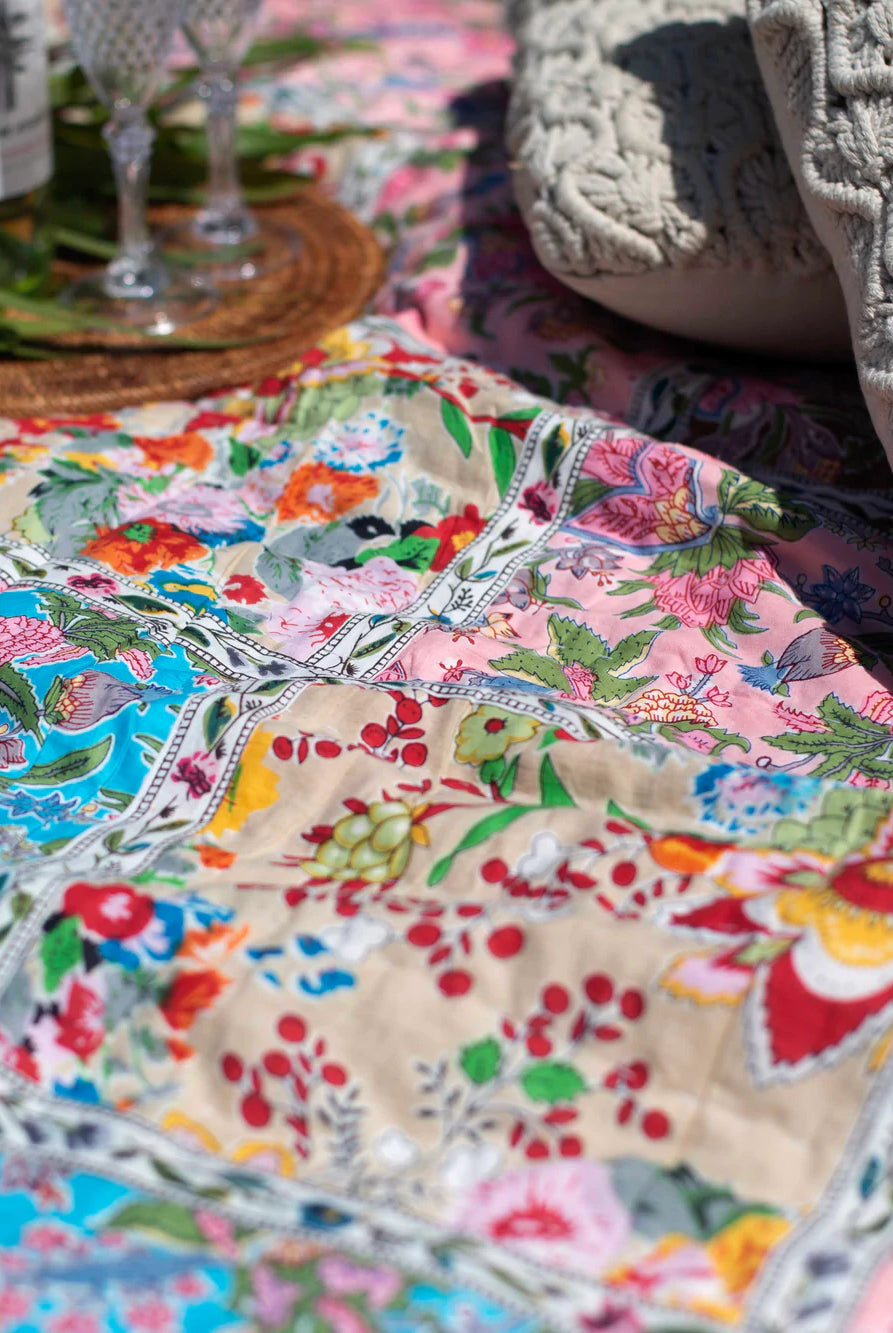HOUSE OF SKYE | NEW ROMANTIC PATCHWORK QUILT | Bohemian Love Runway