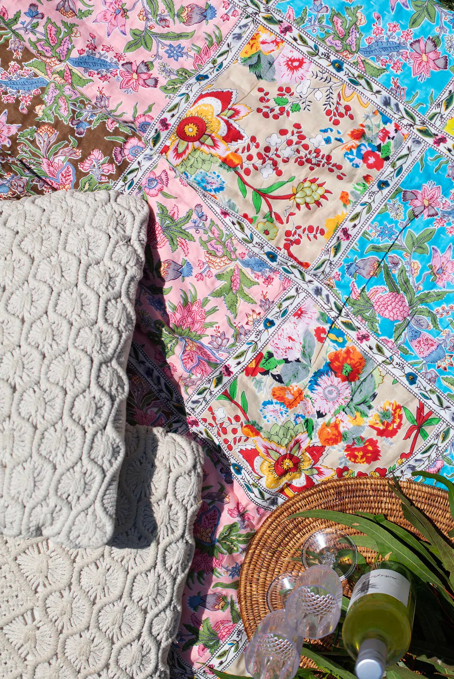 HOUSE OF SKYE | NEW ROMANTIC PATCHWORK QUILT | Bohemian Love Runway