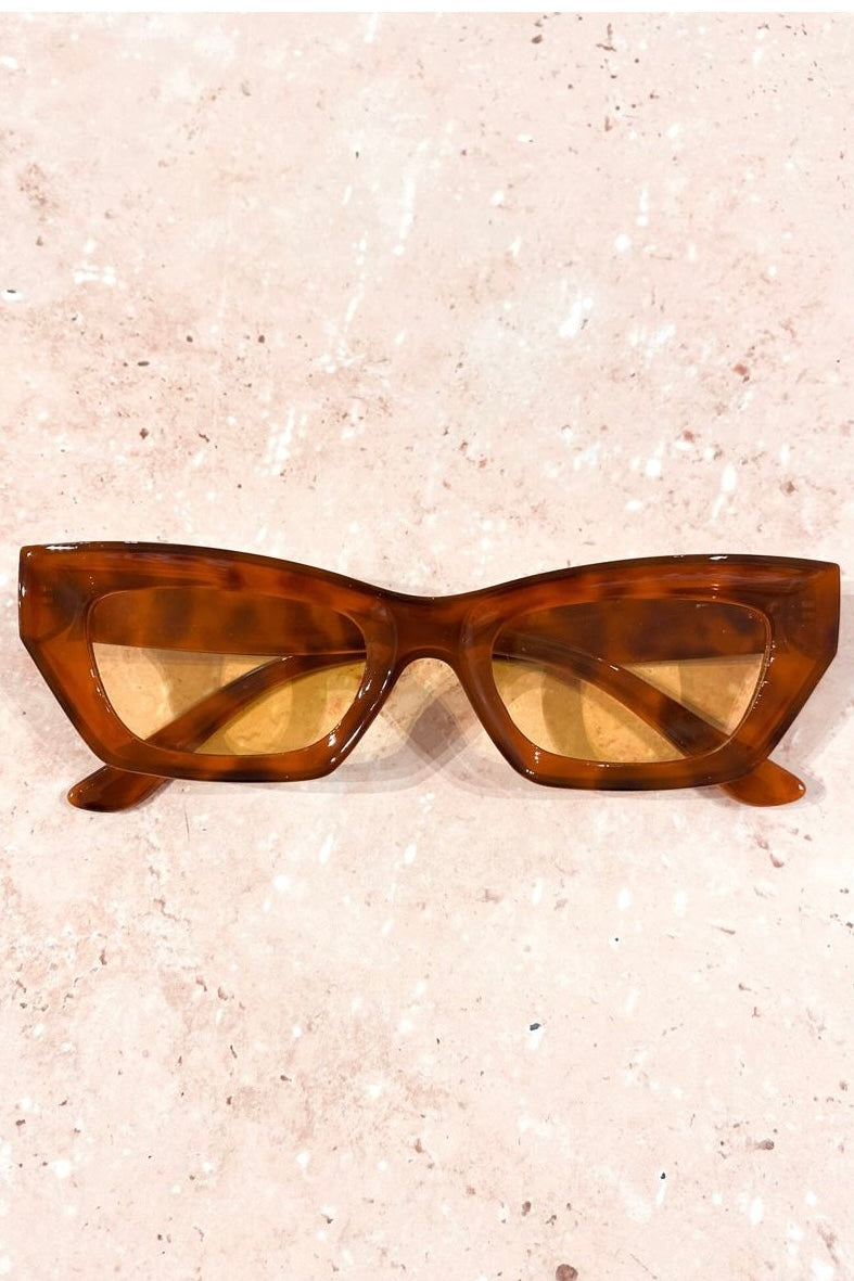 ANGELS WHISPER | NOVA ANGULAR CAT EYE SUNGLASSES TORT | Bohemian Love Runway