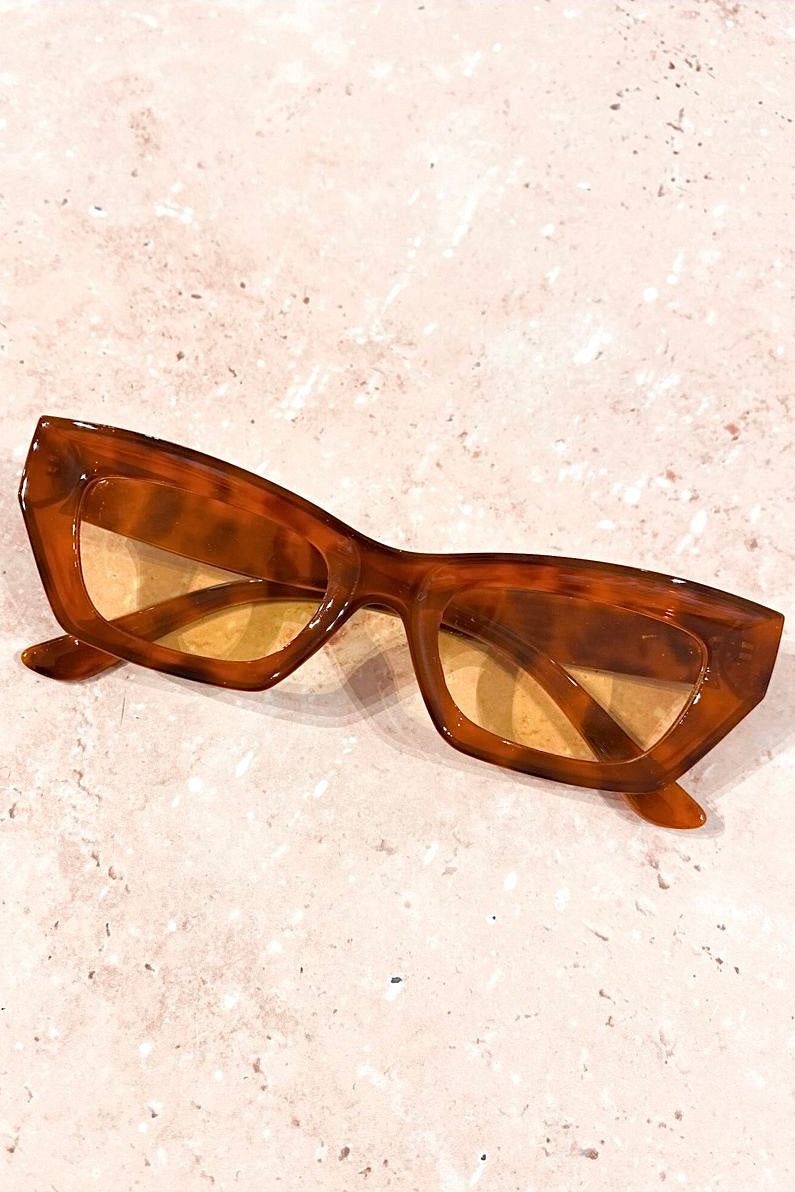 ANGELS WHISPER | NOVA ANGULAR CAT EYE SUNGLASSES TORT | Bohemian Love Runway