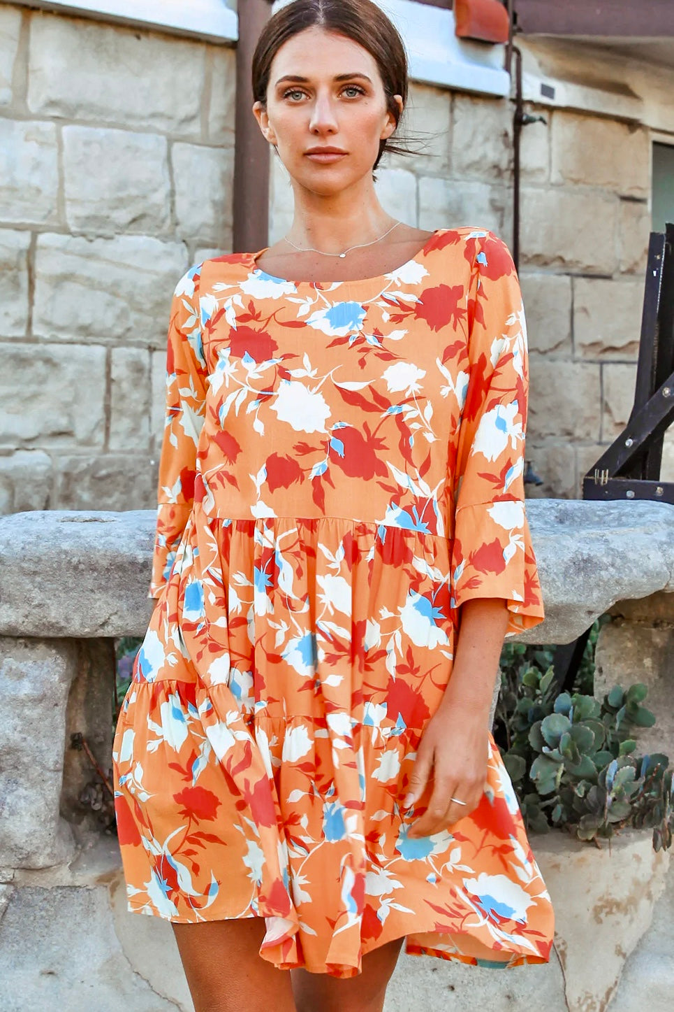 AVAMIA | AMAILIA HALF SLEEVE MINI DRESS | Bohemian Love Runway