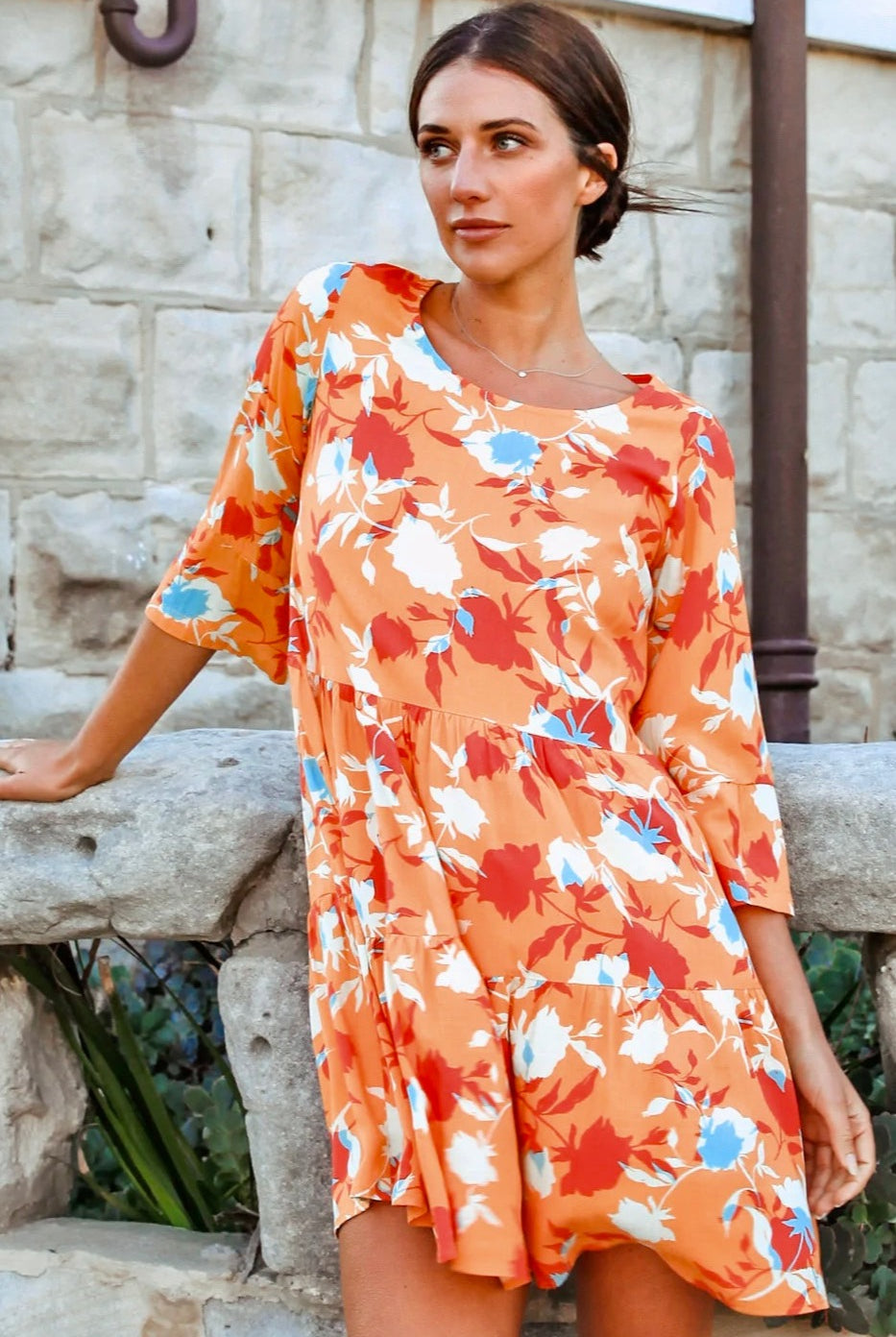 AVAMIA | AMAILIA HALF SLEEVE MINI DRESS | Bohemian Love Runway