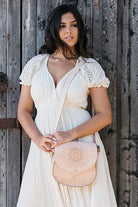 SHOE SHU | BLUSHING EARTH SADDLE BAG NATURAL | Bohemian Love Runway