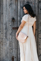 SHOE SHU | BLUSHING EARTH SADDLE BAG NATURAL | Bohemian Love Runway