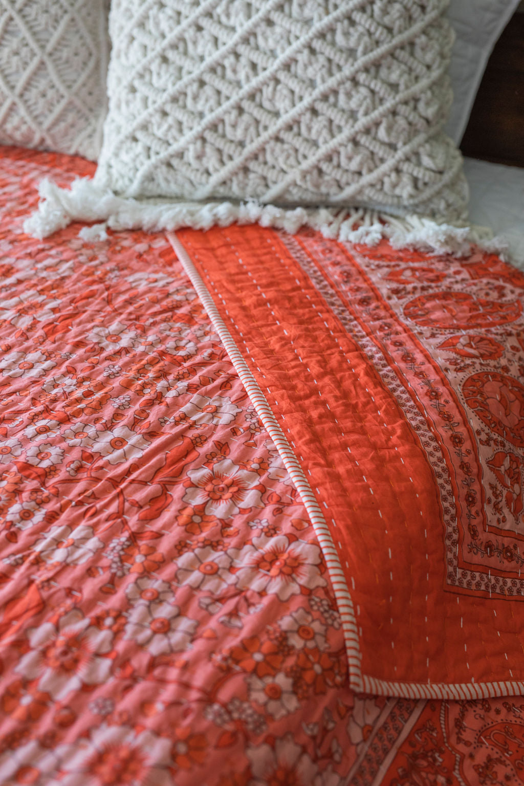 HOUSE OF SKYE | WOODSTOCK QUILT STRAWBERRY FIELDS | Bohemian Love Runway