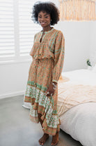 HOUSE OF SKYE | FLOWERING MEADOWS SKIRT WILD POPPY | Bohemian Love Runway