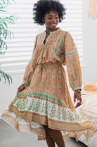 HOUSE OF SKYE | FLOWERING MEADOWS SKIRT WILD POPPY | Bohemian Love Runway