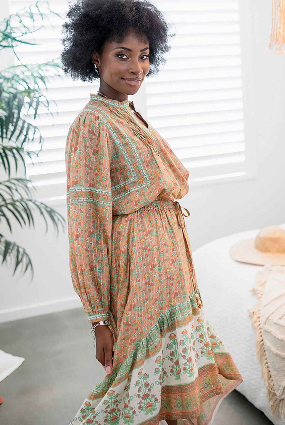 HOUSE OF SKYE | FLOWERING MEADOWS SKIRT WILD POPPY | Bohemian Love Runway