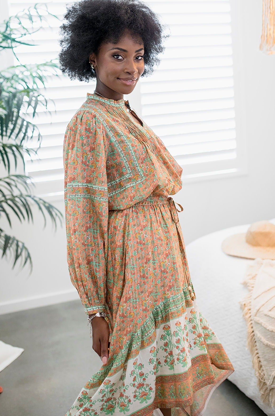 HOUSE OF SKYE | FLOWERING MEADOWS SKIRT WILD POPPY | Bohemian Love Runway