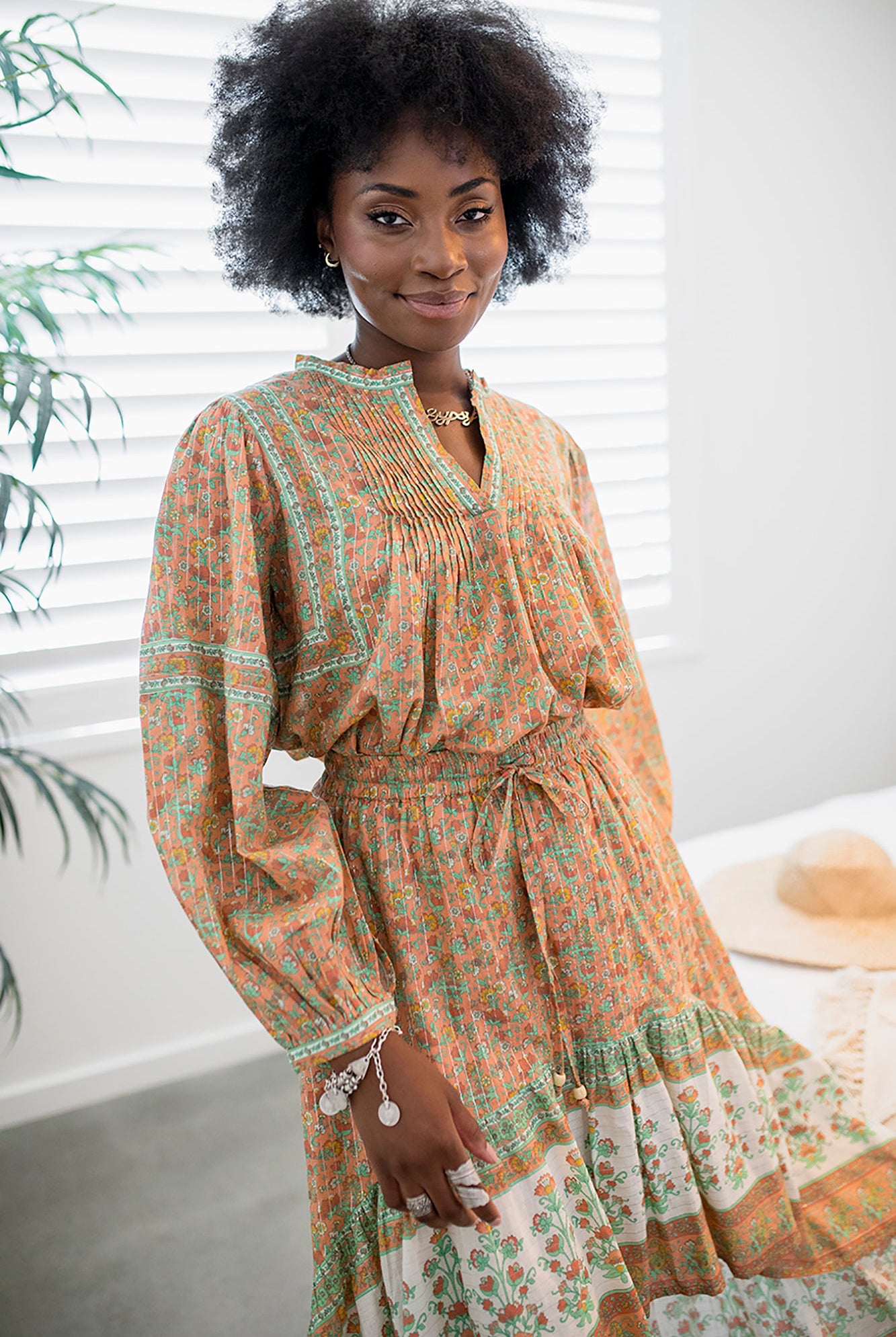 HOUSE OF SKYE | FLOWERING MEADOWS SKIRT WILD POPPY | Bohemian Love Runway