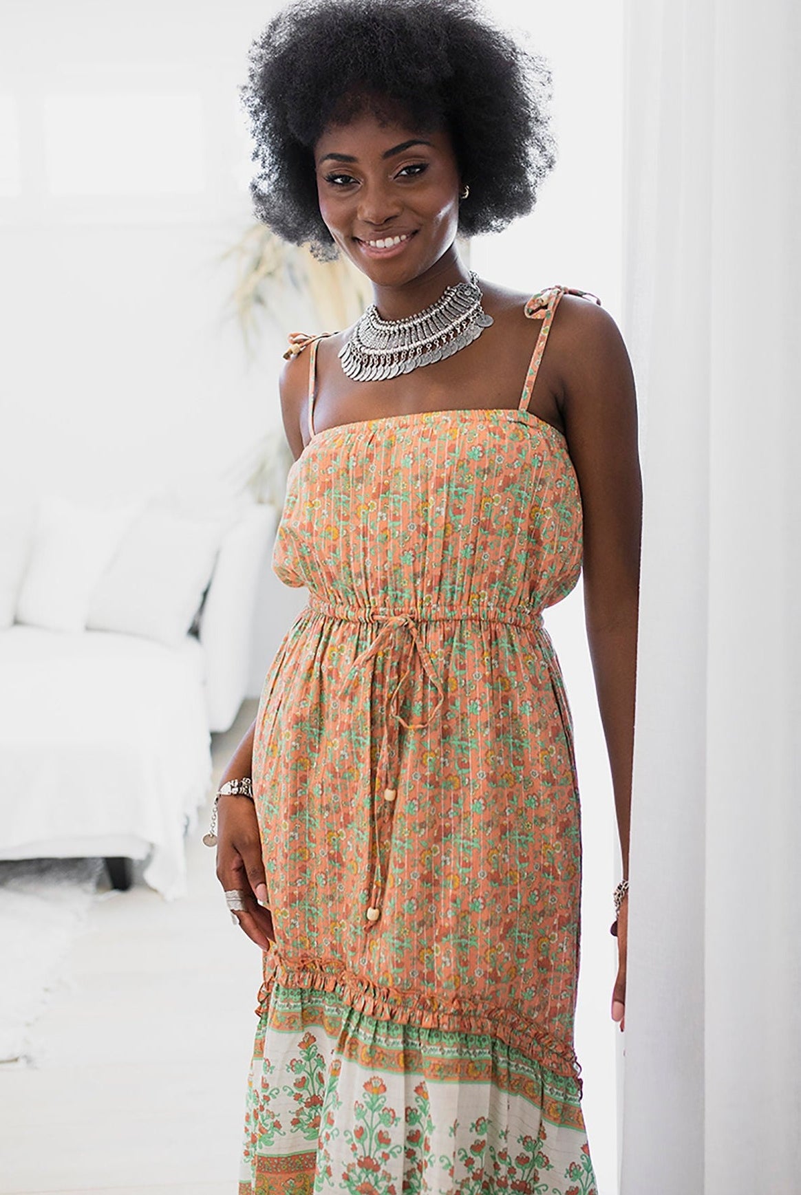 HOUSE OF SKYE | FLOWERING MEADOW MAXI DRESS WILD POPPY | Bohemian Love Runway