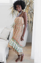 HOUSE OF SKYE | FLOWERING MEADOW MAXI DRESS WILD POPPY | Bohemian Love Runway