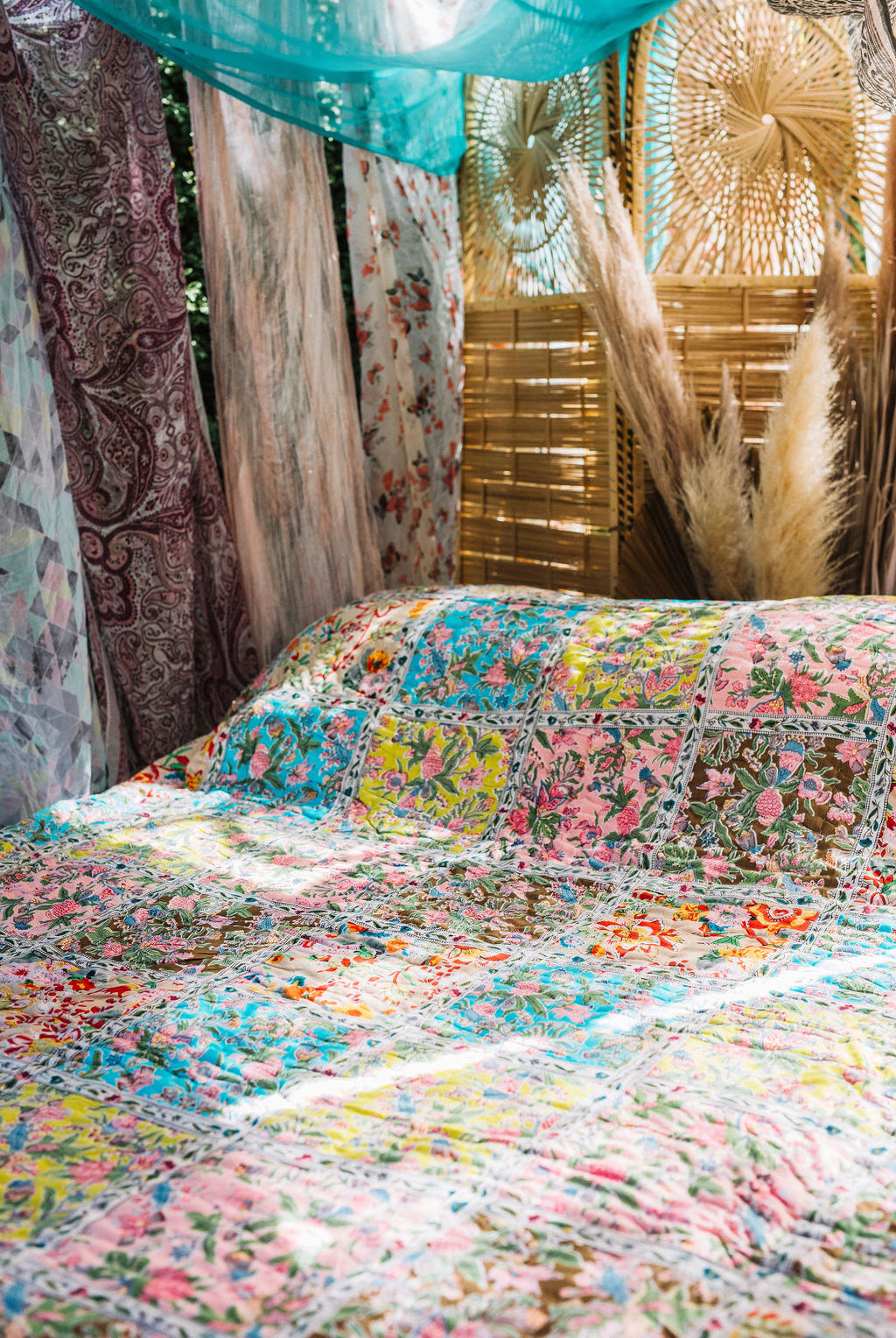 HOUSE OF SKYE | NEW ROMANTIC PATCHWORK QUILT | Bohemian Love Runway