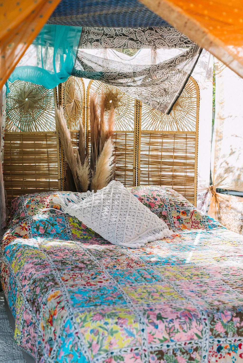 HOUSE OF SKYE | NEW ROMANTIC PATCHWORK QUILT | Bohemian Love Runway