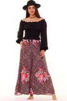 HONEY & STONE CO | BLACK DIAMOND PIPPA WIDE LEG PANT | Bohemian Love Runway