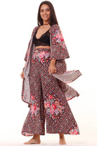 HONEY & STONE CO | BLACK DIAMOND PIPPA WIDE LEG PANT | Bohemian Love Runway