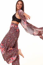HONEY & STONE CO | BLACK DIAMOND PIPPA WIDE LEG PANT | Bohemian Love Runway