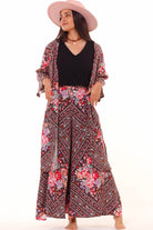 HONEY & STONE CO | BLACK DIAMOND PIPPA WIDE LEG PANT | Bohemian Love Runway