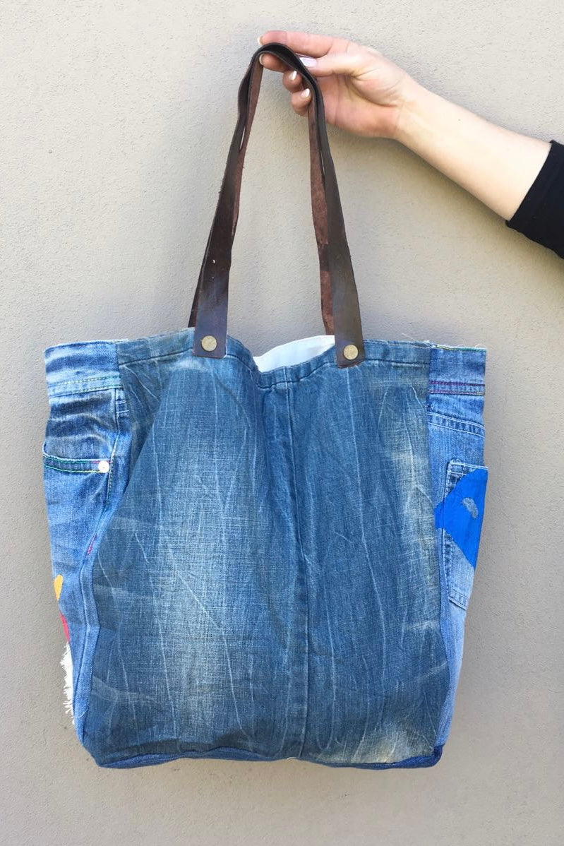 SHOE SHU | BUFFALO VINTAGE TOTE BAG BROWN | Bohemian Love Runway