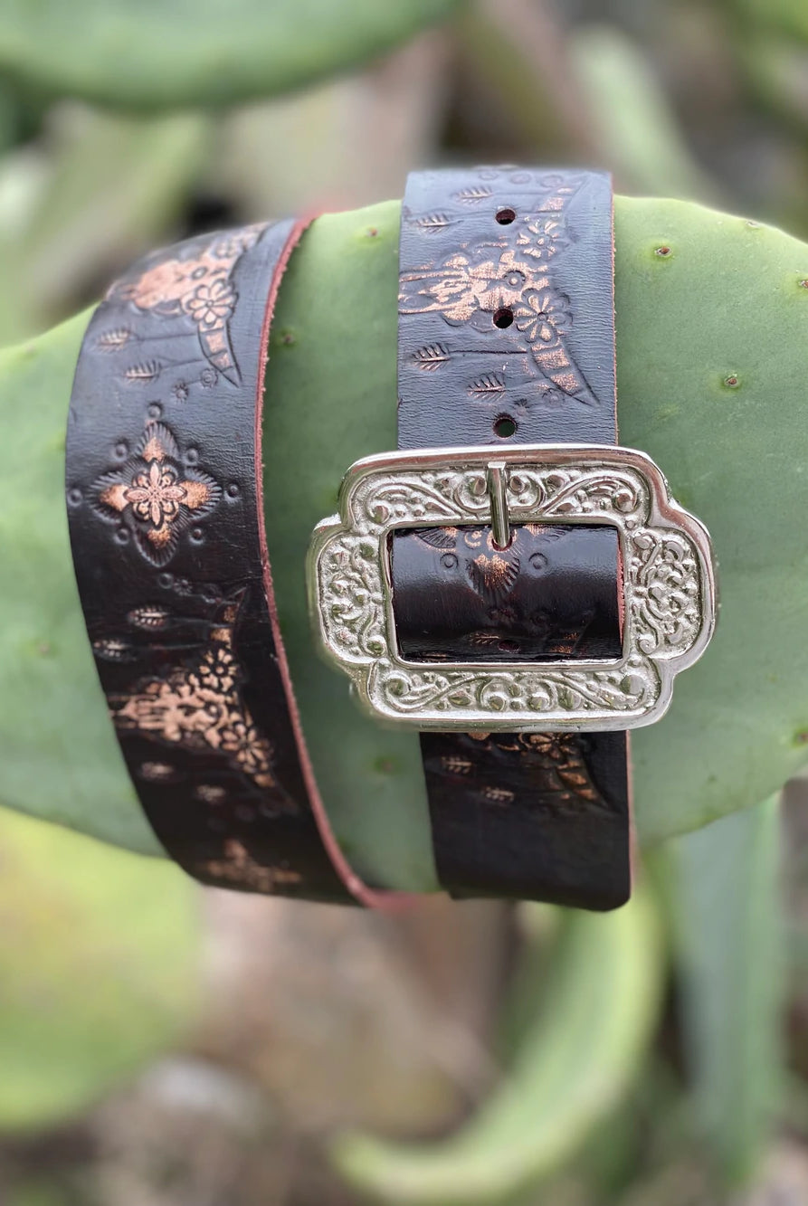 HOUSE OF SKYE | GYPSY TORO LEATHER BELT CHOCOLATE | Bohemian Love Runway