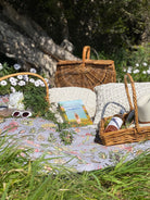 HOUSE OF SKYE | DAISY PICNIC BLANKET SILVER CLOUD | Bohemian Love Runway