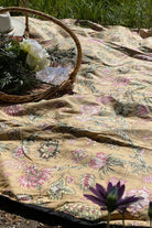 HOUSE OF SKYE | DAISY PICNIC BLANKET AMBER GOLD | Bohemian Love Runway