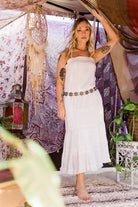 LITTLE MISS GYPSY | CASABLANCA MAXI DRESS WHITE | Bohemian Love Runway