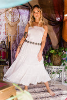 LITTLE MISS GYPSY | CASABLANCA MAXI DRESS WHITE | Bohemian Love Runway