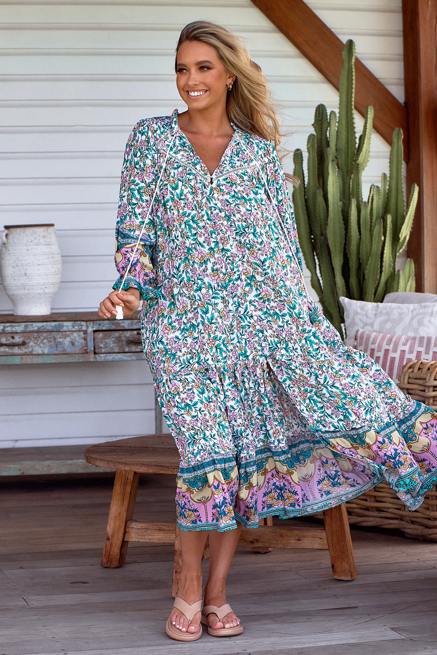 JAASE | MESSINA BRIANA MIDI DRESS | Bohemian Love Runway