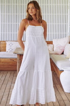JAASE | TE AMO TINA JUMPSUIT WHITE | Bohemian Love Runway