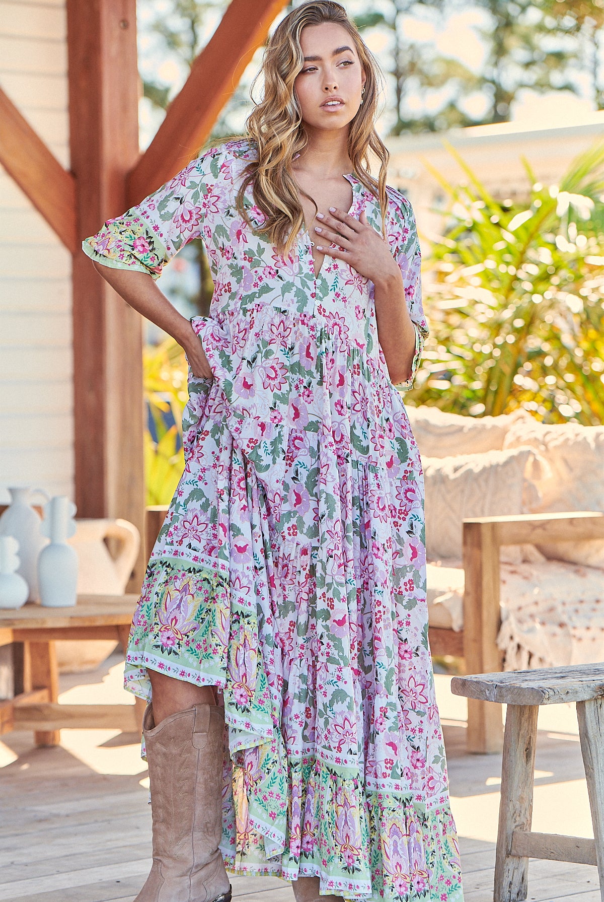 JAASE | SAKURA TILLIE MAXI DRESS | Bohemian Love Runway