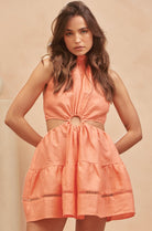 JAASE | HOLLIDAY CORAL OLIVIA MINI DRESS | Bohemian Love Runway