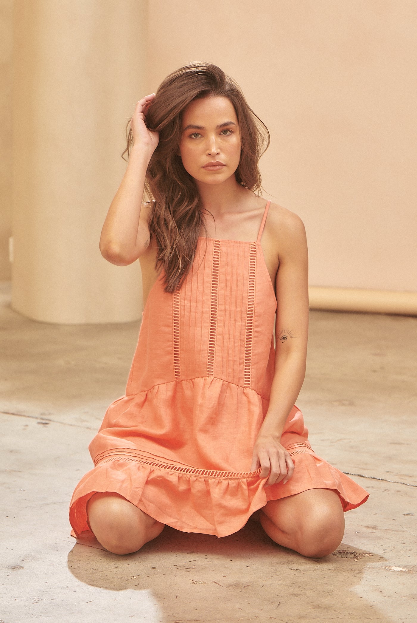 JAASE | HOLLIDAY CORAL LUX MINI DRESS | Bohemian Love Runway