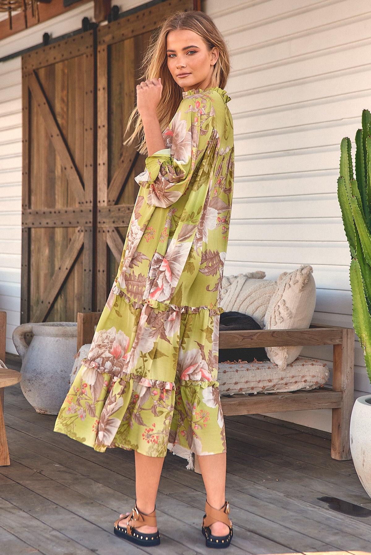 JAASE | MISTLETOE BRIANA MIDI DRESS | Bohemian Love Runway