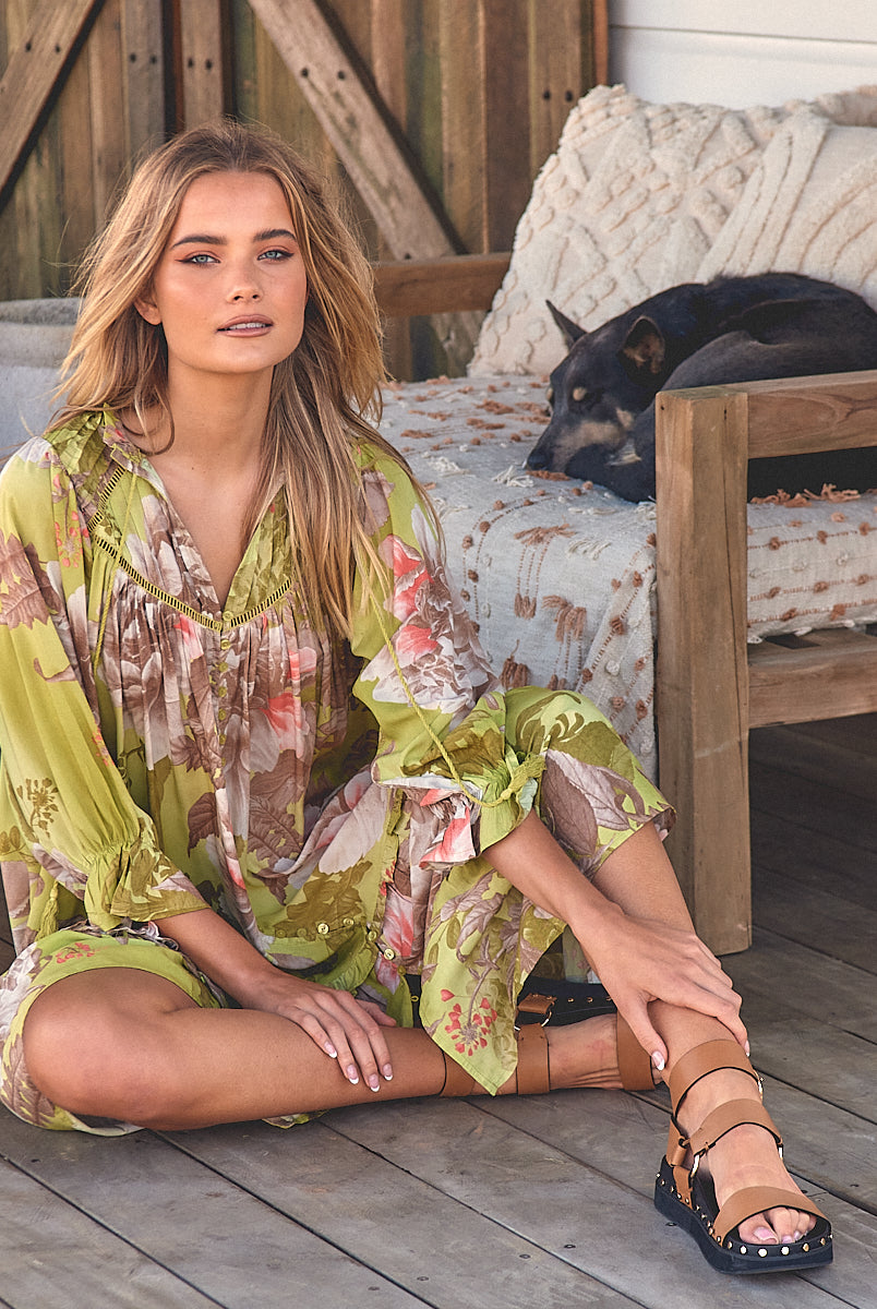 JAASE | MISTLETOE BRIANA MIDI DRESS | Bohemian Love Runway