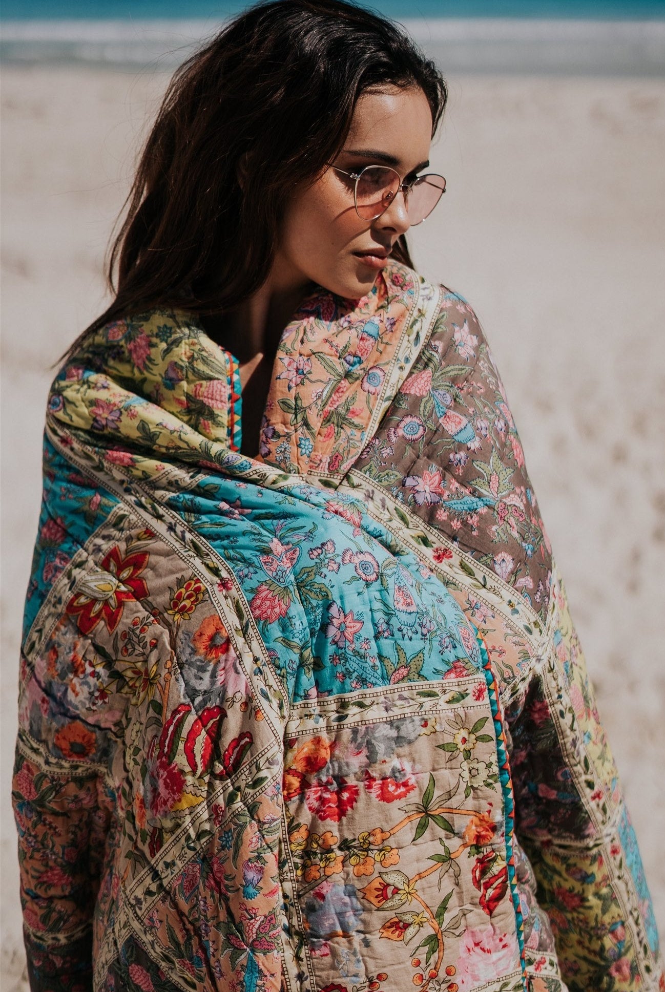 HOUSE OF SKYE | NEW ROMANTIC PATCHWORK QUILT | Bohemian Love Runway