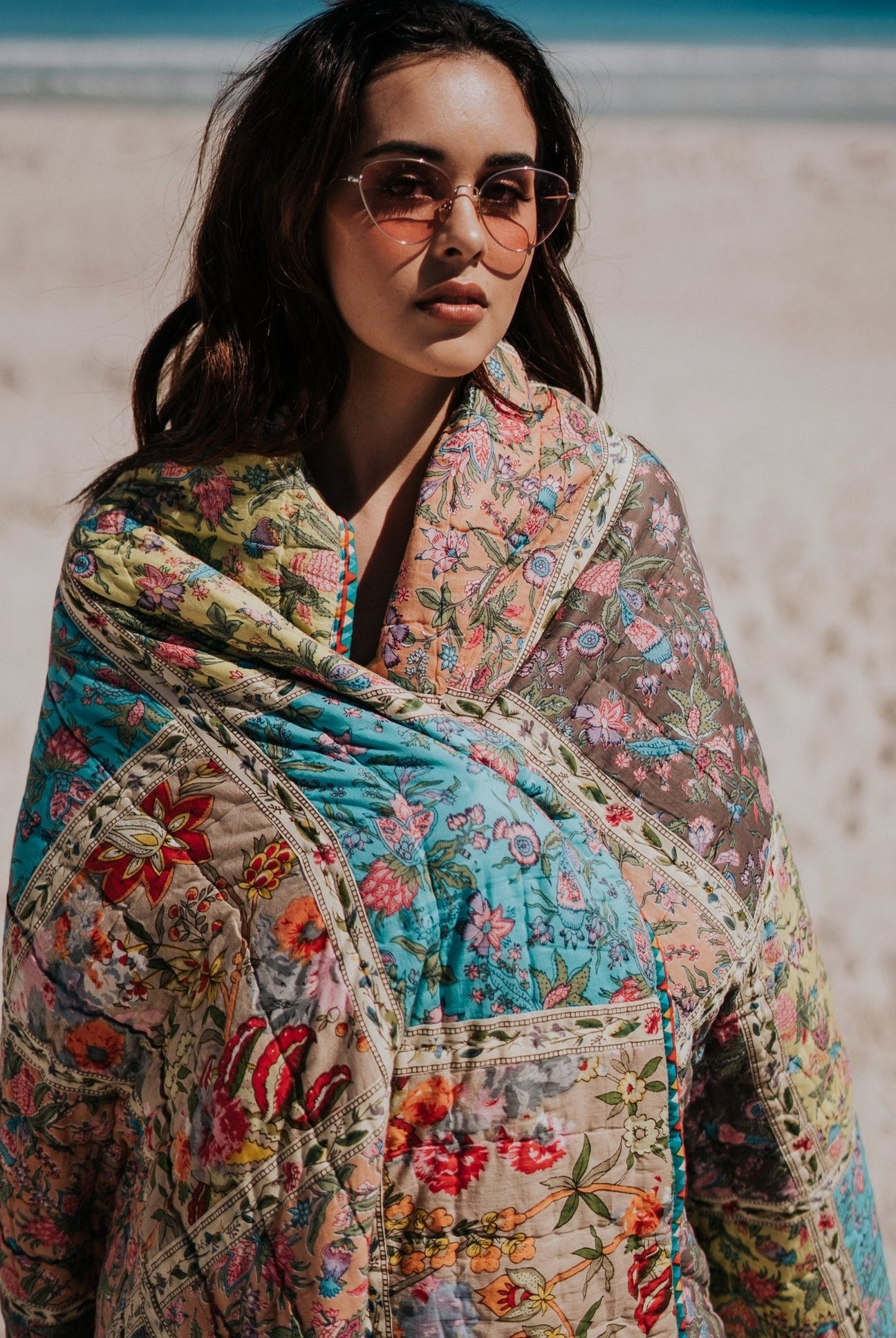 HOUSE OF SKYE | NEW ROMANTIC PATCHWORK QUILT | Bohemian Love Runway