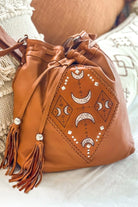 MAHIYA | MOON CHILD BAG TAN | Bohemian Love Runway