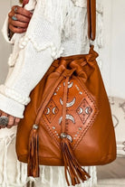 MAHIYA | MOON CHILD BAG TAN | Bohemian Love Runway